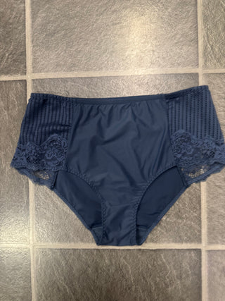 Chantelle - High Waist Bláar Trussir