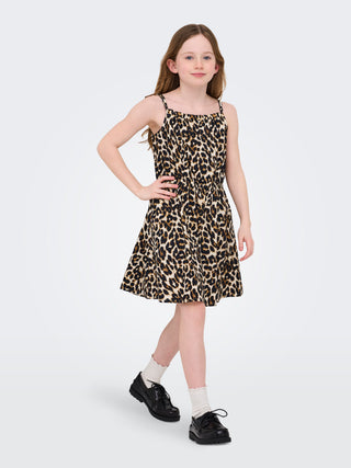 Only - Clara Leopard Kjóli