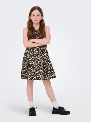 Only - Clara Leopard Kjóli