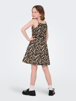 Only - Clara Leopard Kjóli