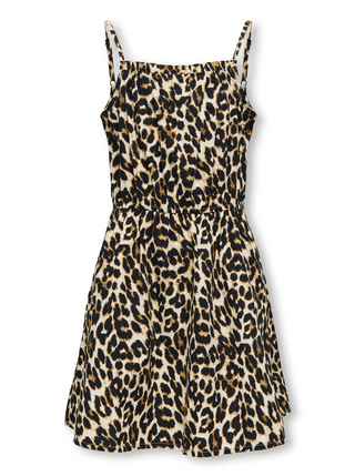 Only - Clara Leopard Kjóli
