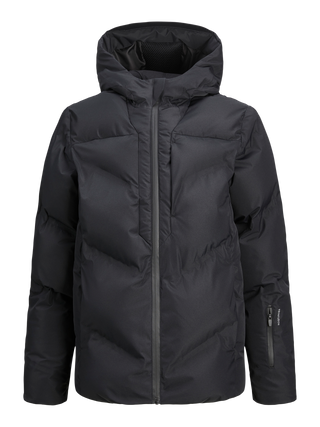 Jack & Jones -  Coslay Svartur Puffer Jakki