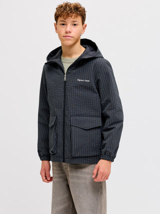 Jack & Jones - Niagra Check Hood Jakki