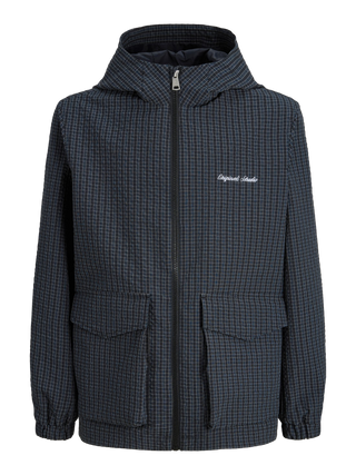 Jack & Jones - Niagra Check Hood Jakki