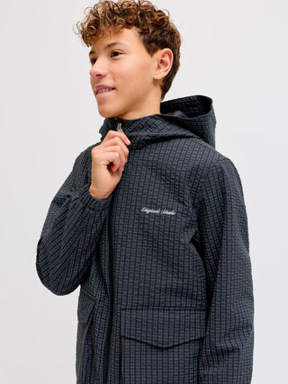 Jack & Jones - Niagra Check Hood Jakki