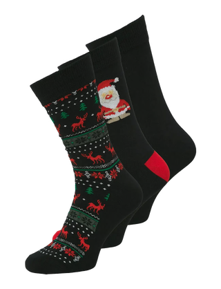 Jack & Jones - Xmas Reindeer Sokkar 3pak