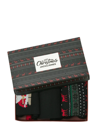 Jack & Jones - Xmas Reindeer Sokkar 3pak