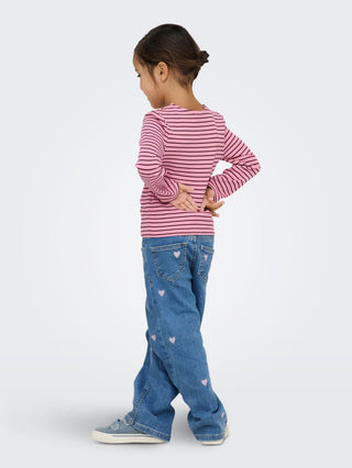 Only - Juicy Heart Wide Leg Buksur