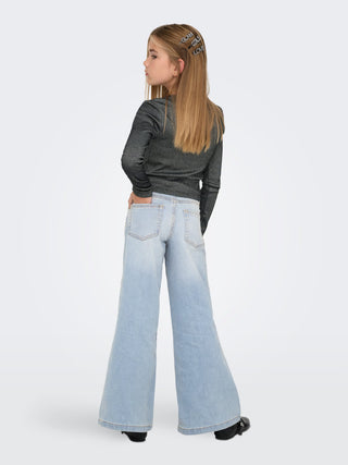 Only - California Mid Waist Wide Flared Buksur